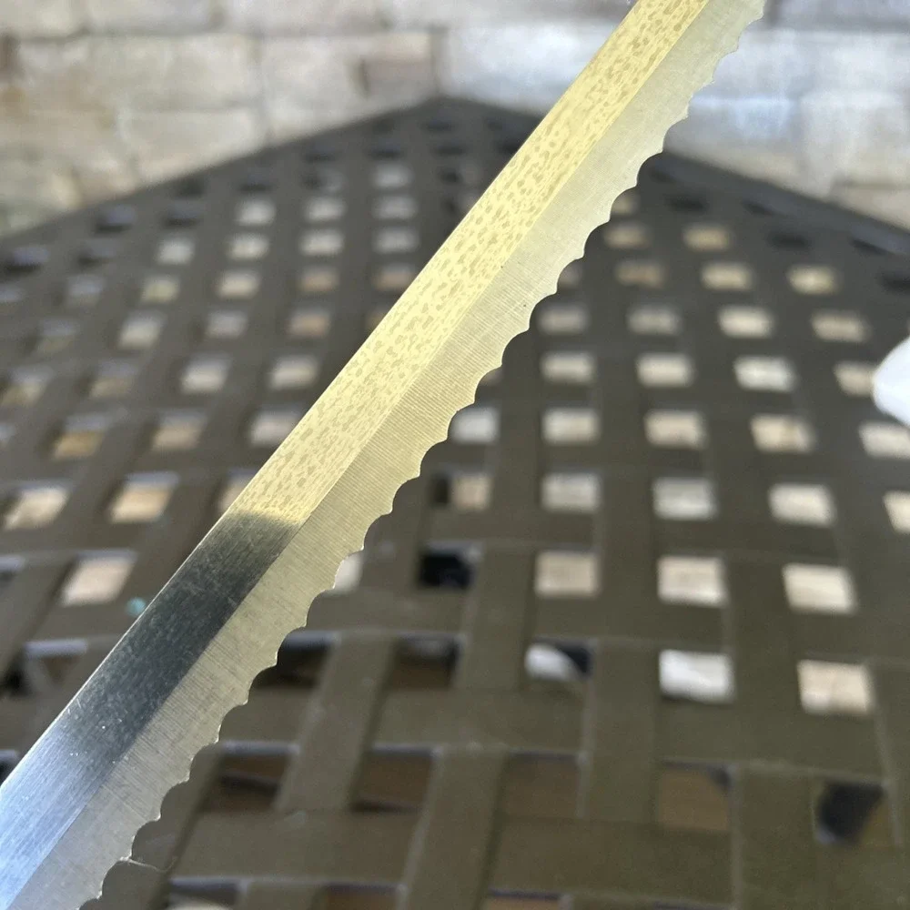 Vintage Forgecraft Stainless Steel Serrated 13 In‎ Knife Japan